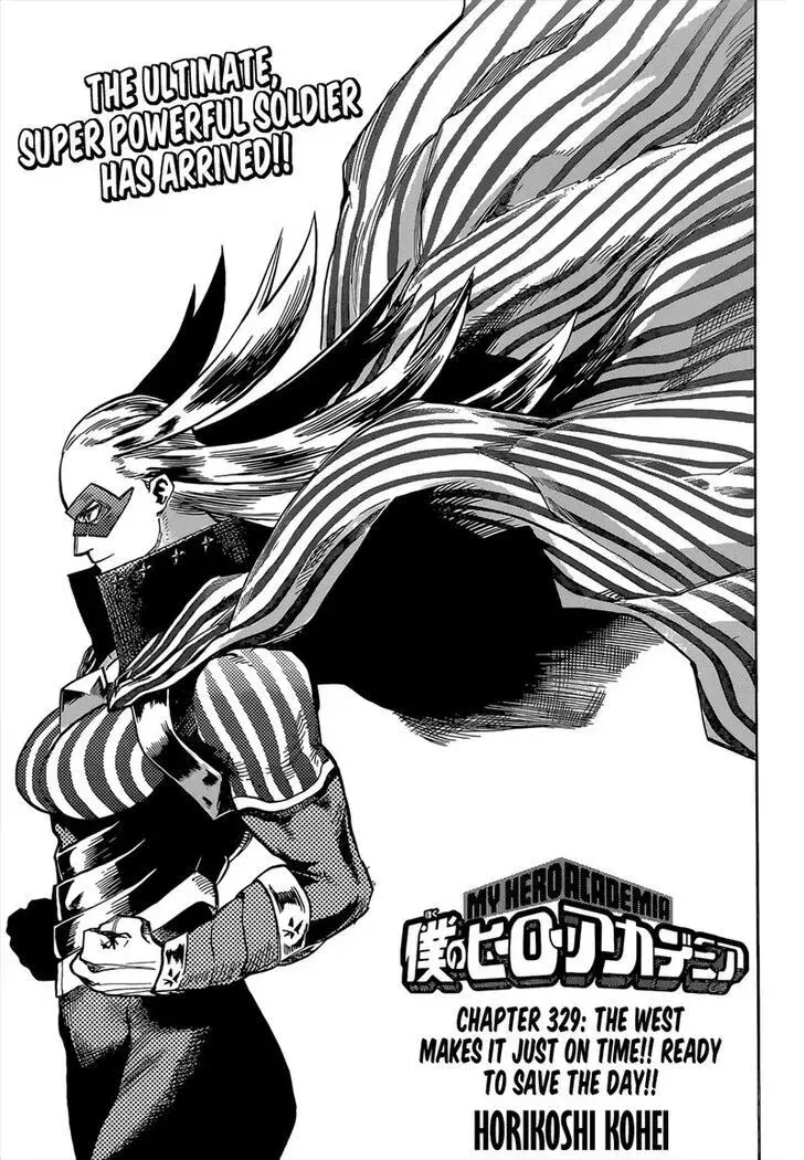 My Hero Academia, chapter 329, page 1