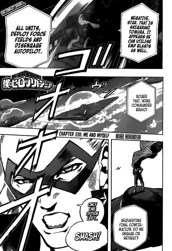 My Hero Academia, chapter 330, page 2