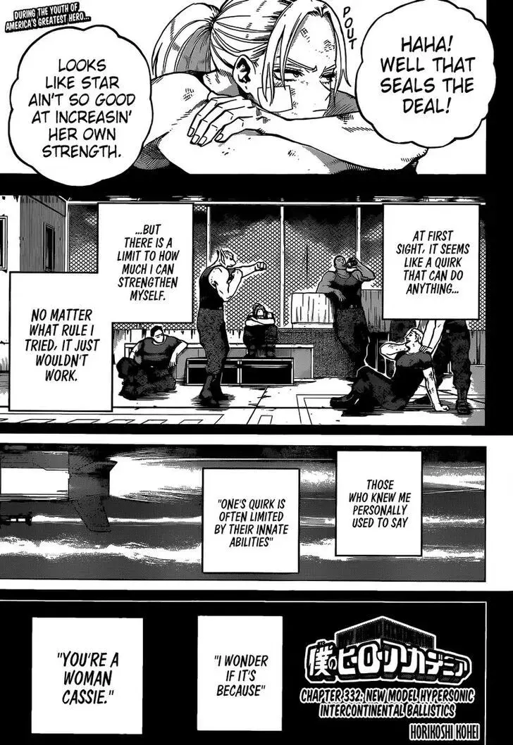 My Hero Academia, chapter 332, page 1