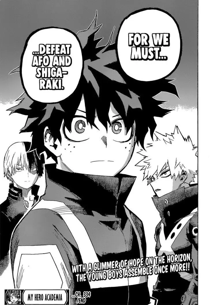 My Hero Academia, chapter 334, page 15