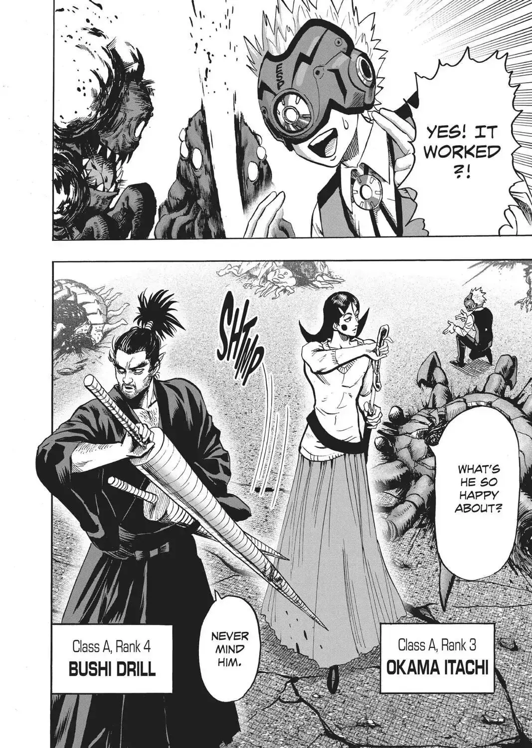 One Punch Man, chapter 96, page 167