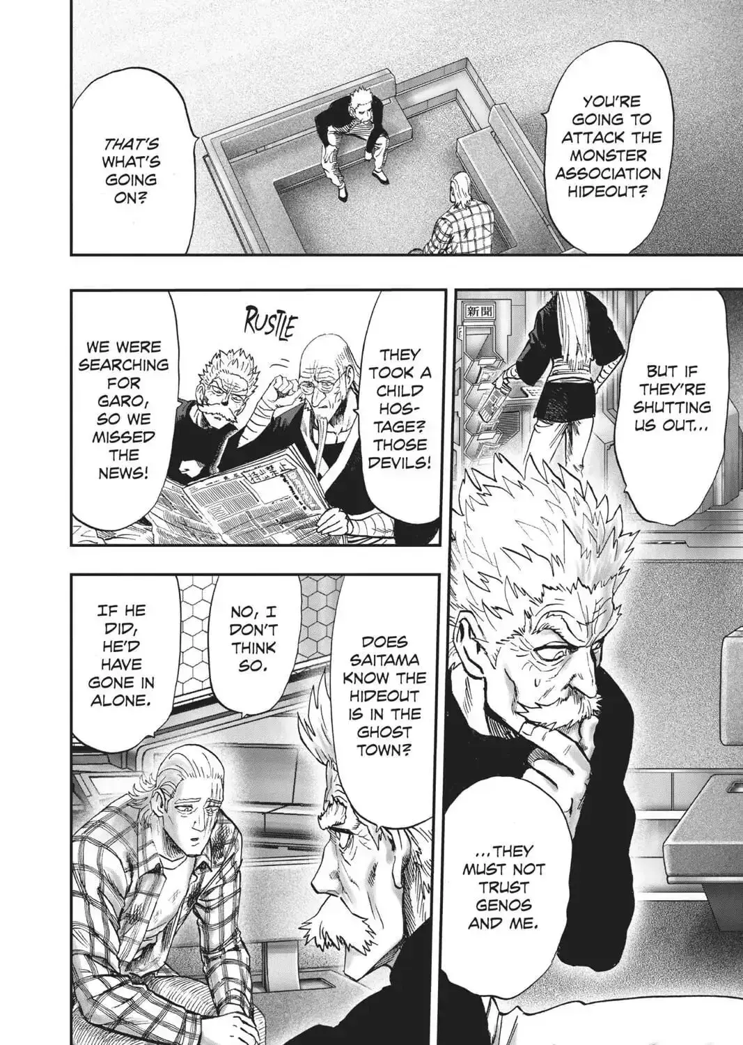 One Punch Man, chapter 95, page 107