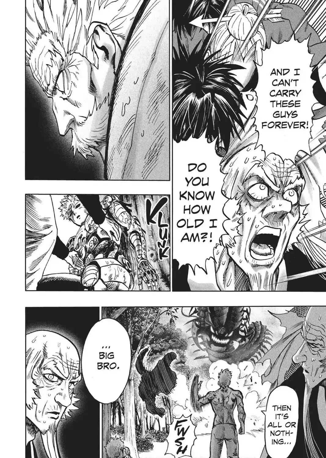 One Punch Man, chapter 85, page 190