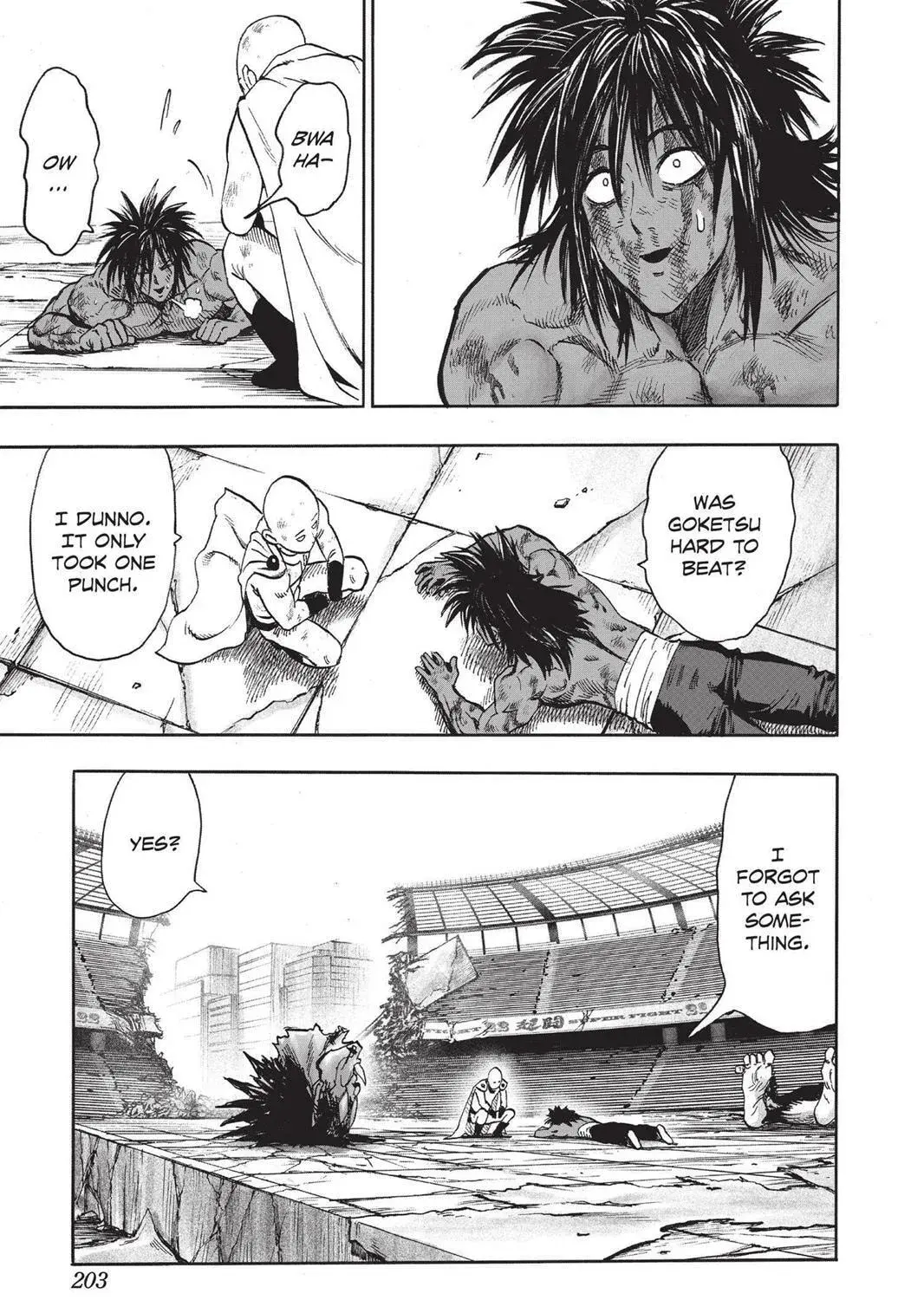 One Punch Man, chapter 75, page 73