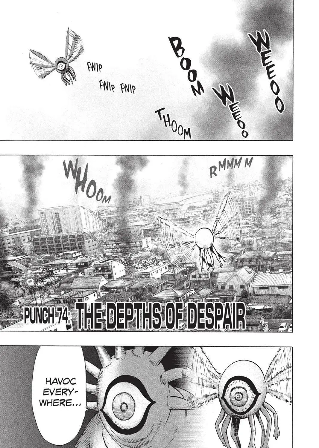 One Punch Man, chapter 74, page 1