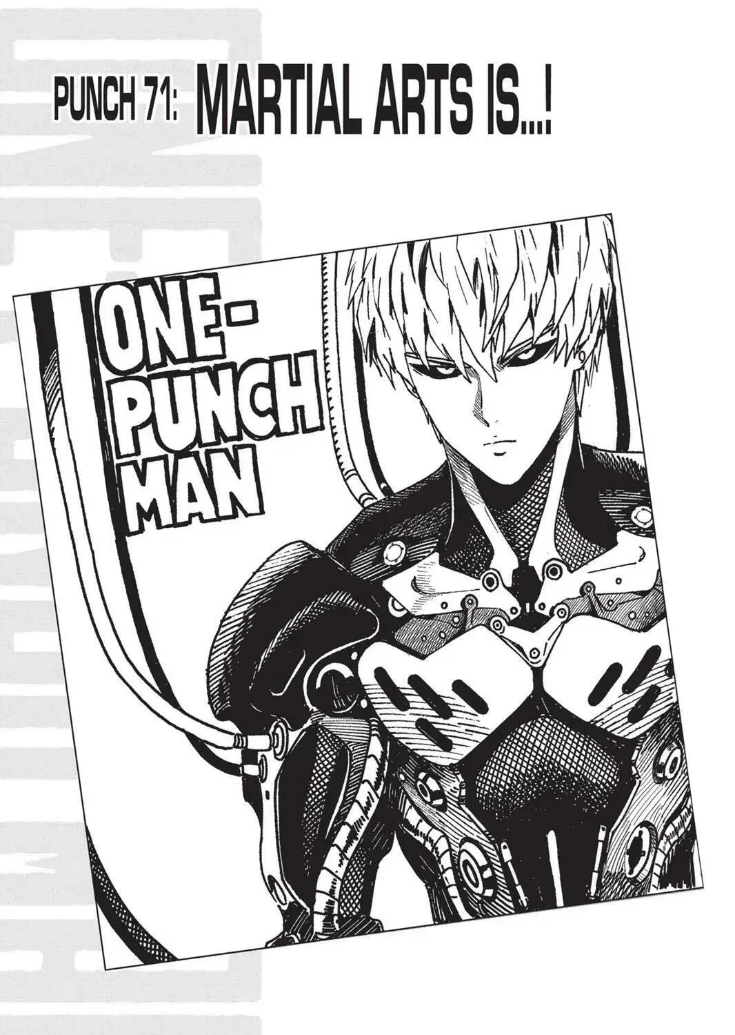 One Punch Man, chapter 71, page 1