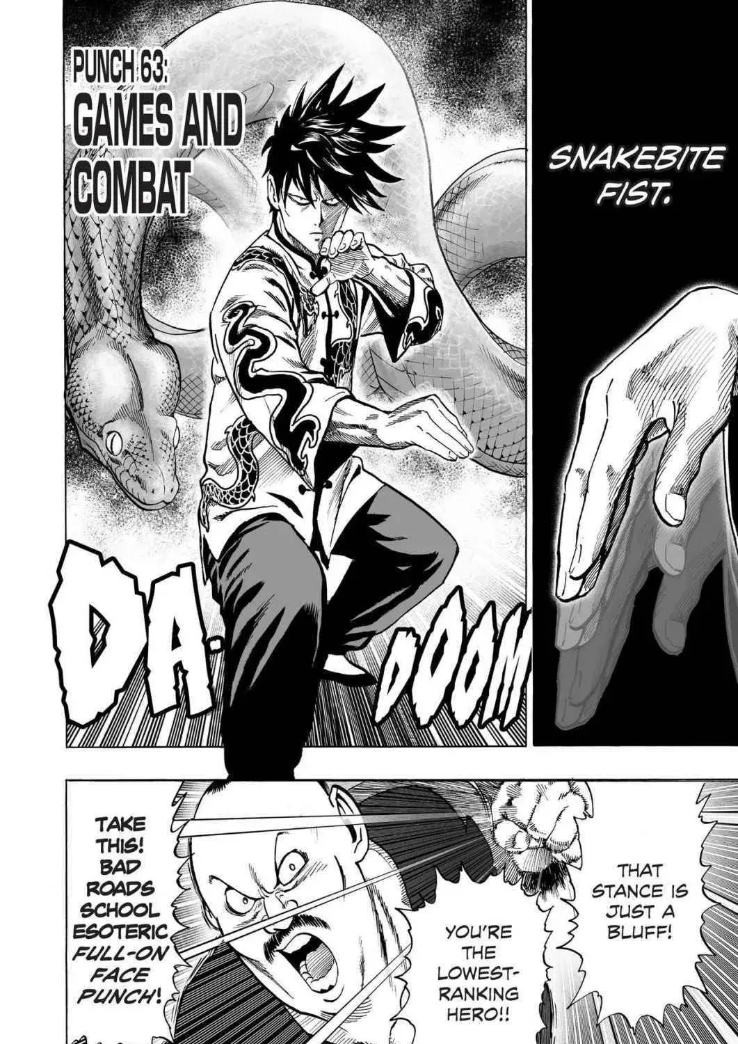 One Punch Man, chapter 63, page 1