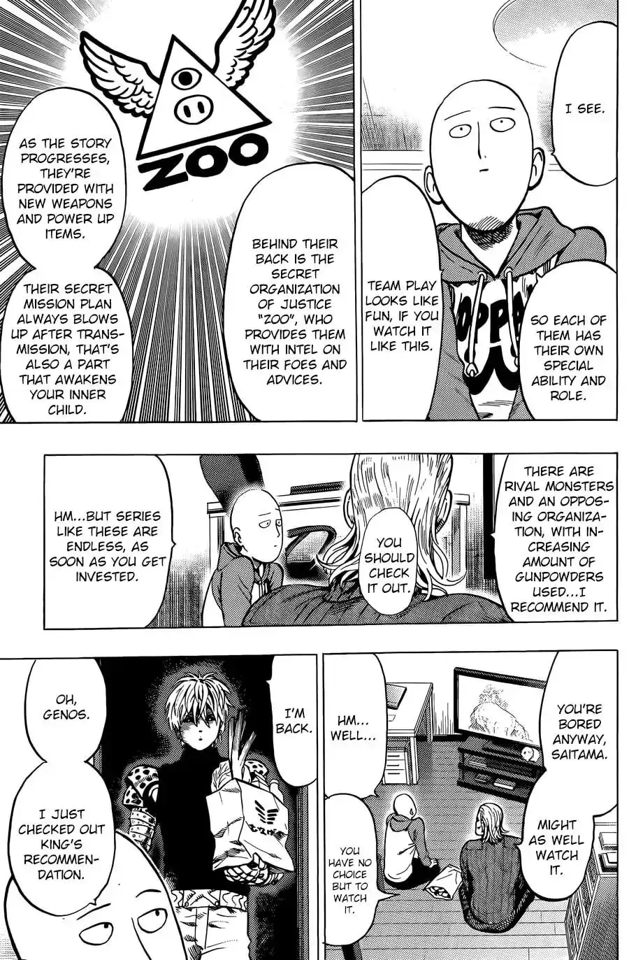 One Punch Man, chapter 61.5, page 5