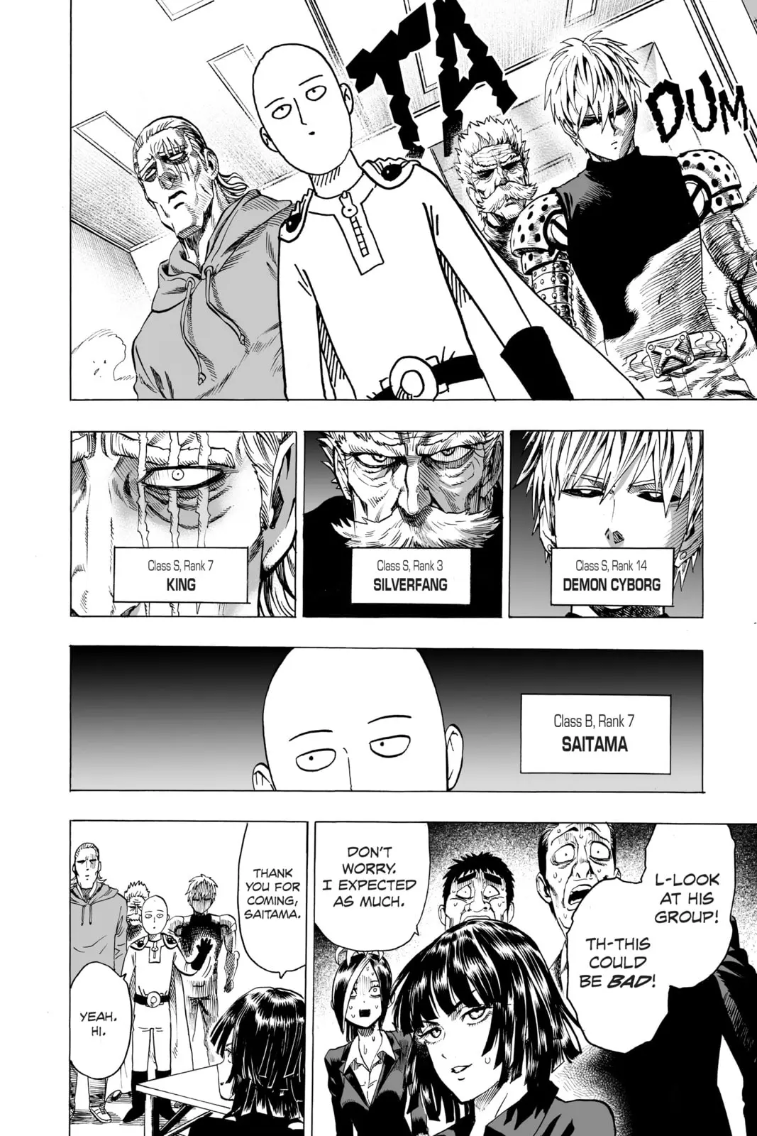 One Punch Man, chapter 55.7, page 7
