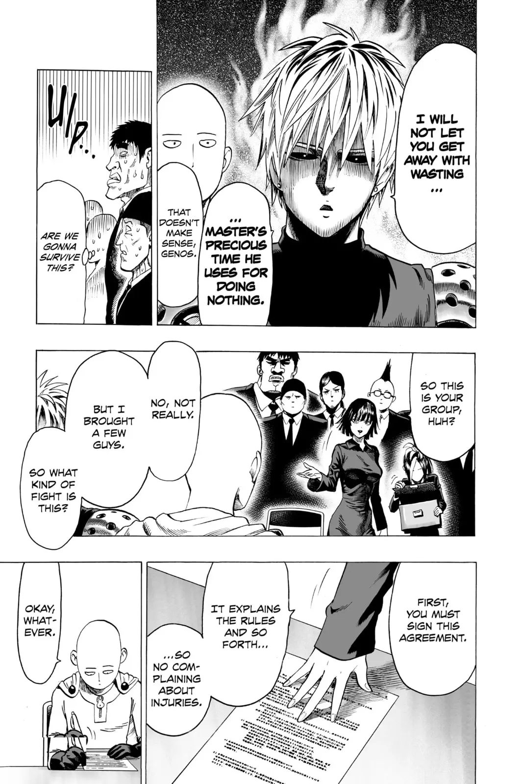 One Punch Man, chapter 55.7, page 8