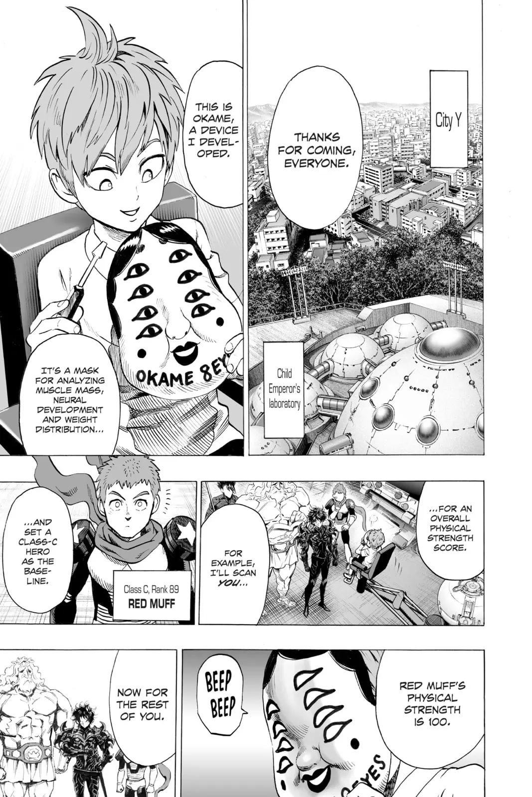 One Punch Man, chapter 55.7, page 12