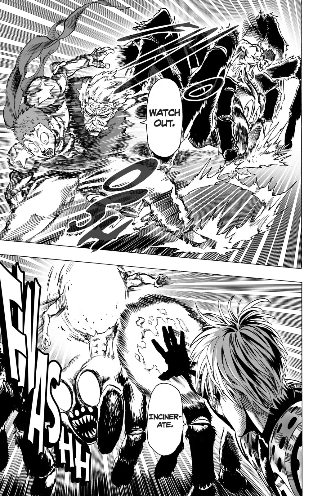 One Punch Man, chapter 55.7, page 22