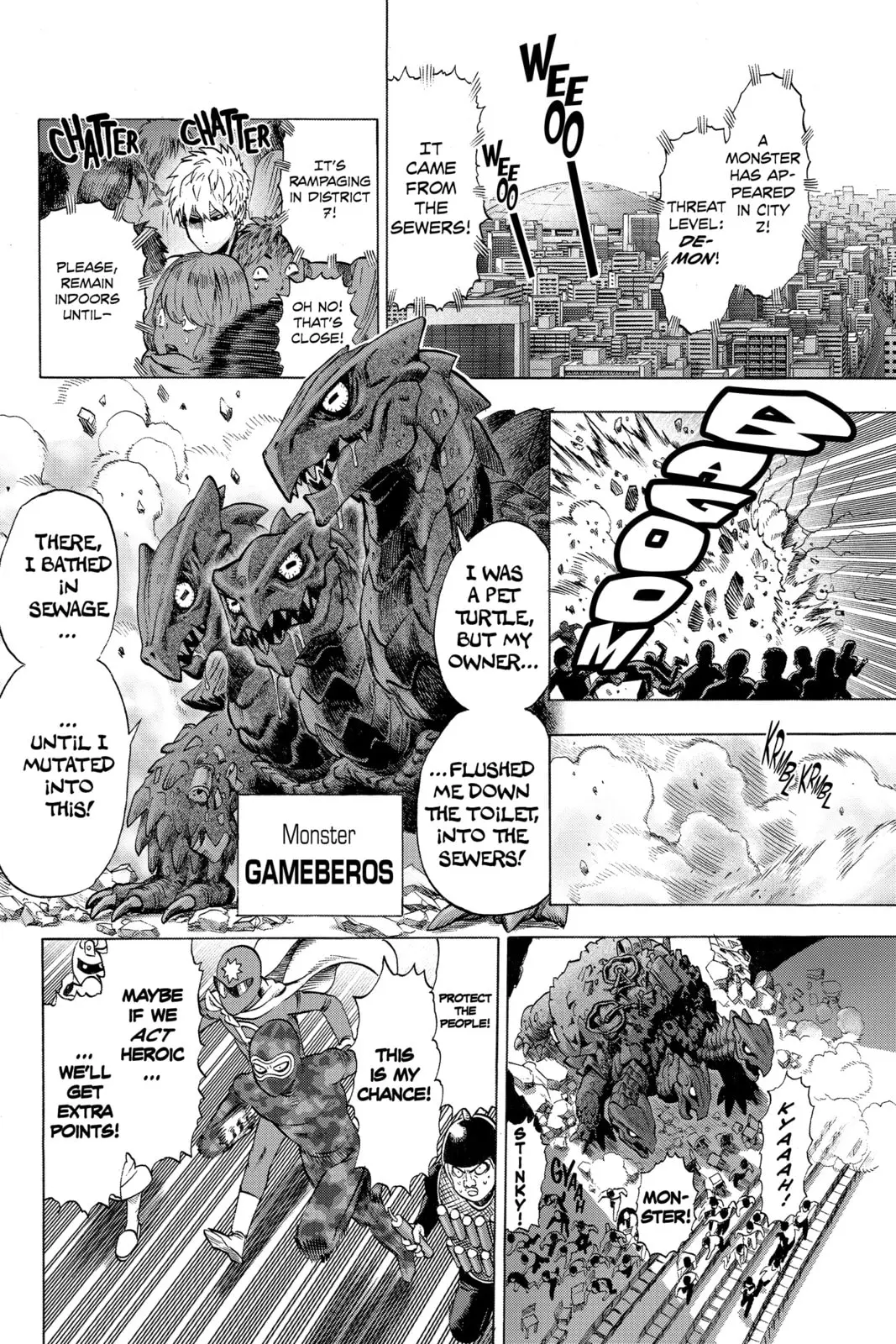 One Punch Man, chapter 55.6, page 13