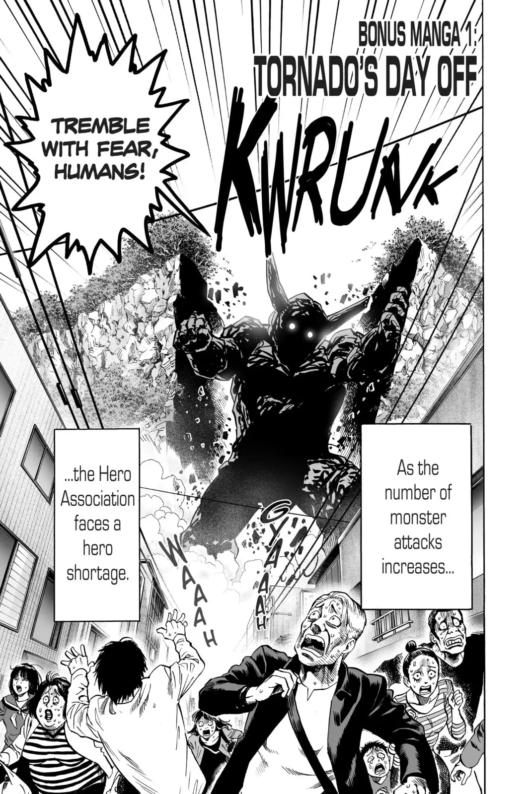 One Punch Man, chapter 55.5, page 1