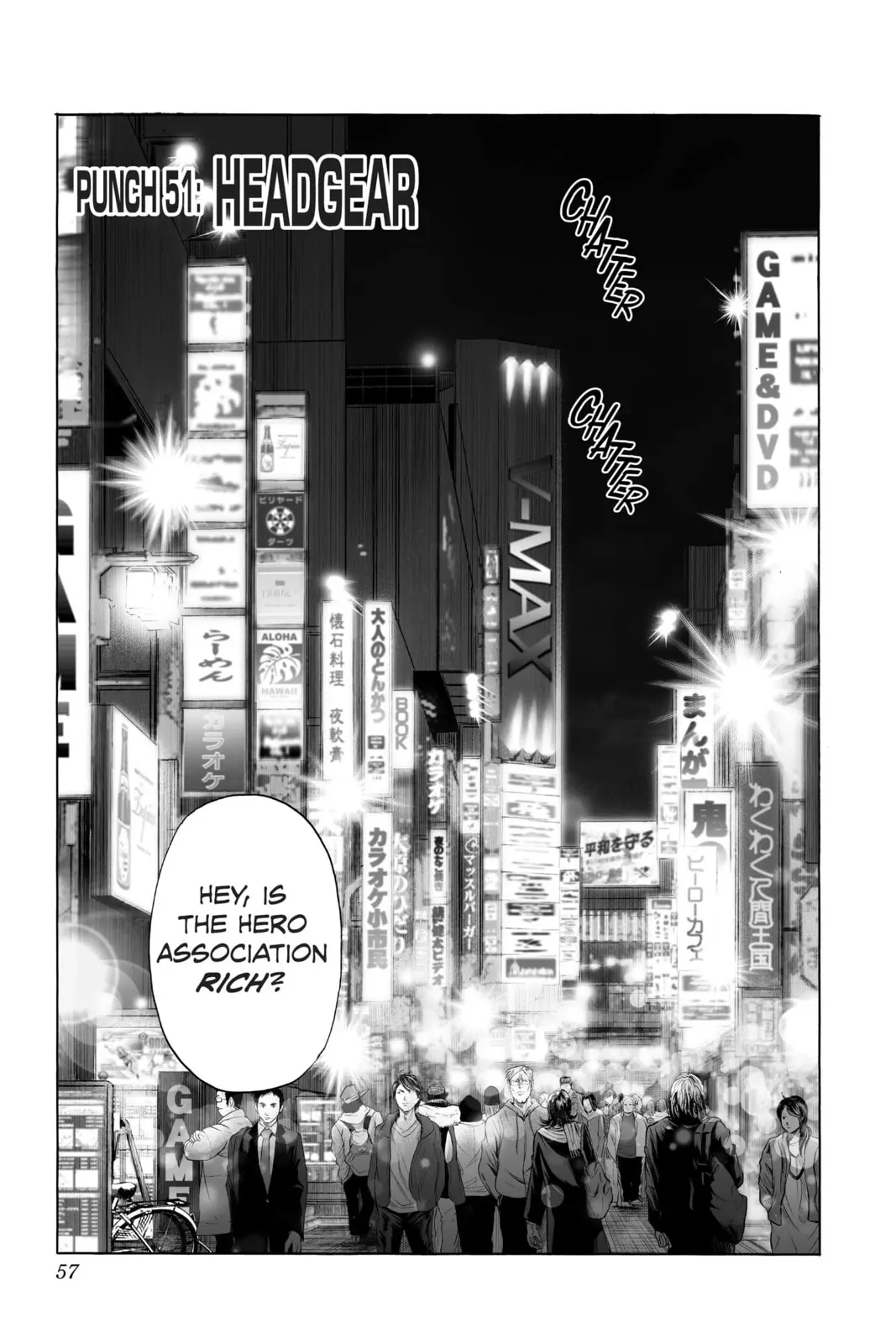 One Punch Man, chapter 51, page 1