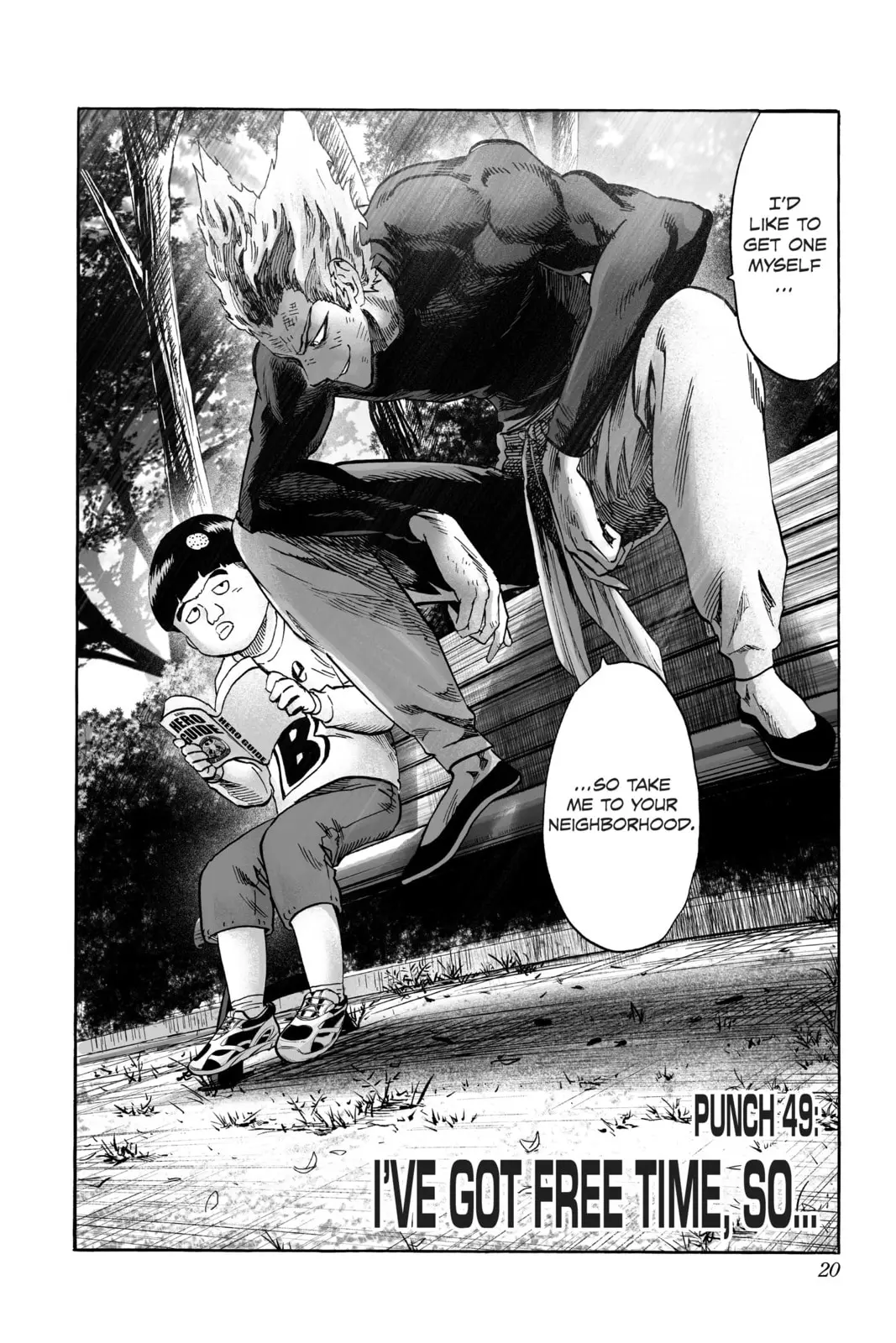 One Punch Man, chapter 49, page 1