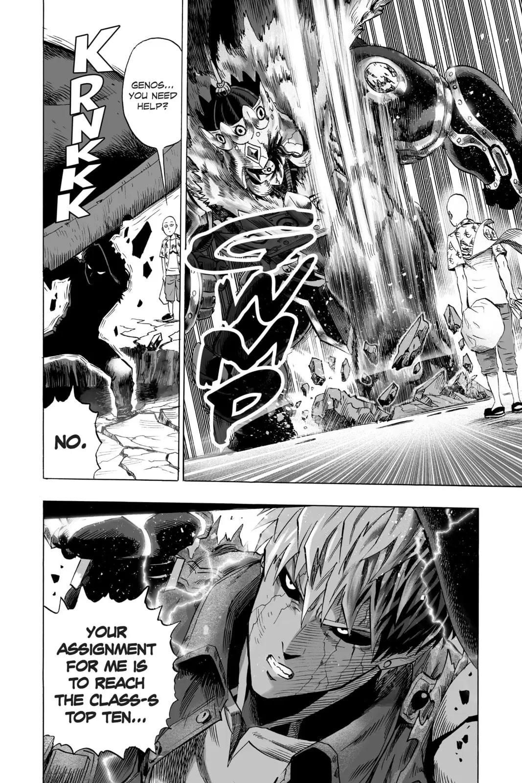 One Punch Man, chapter 38, page 38
