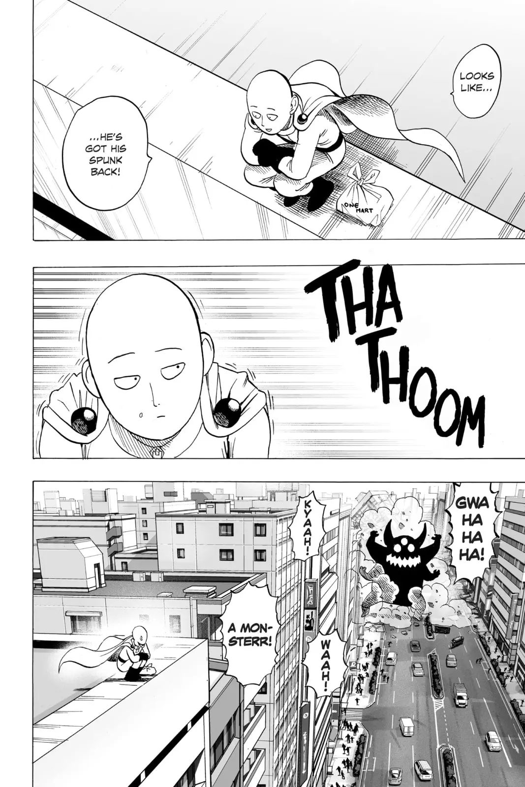 One Punch Man, chapter 34.5, page 18