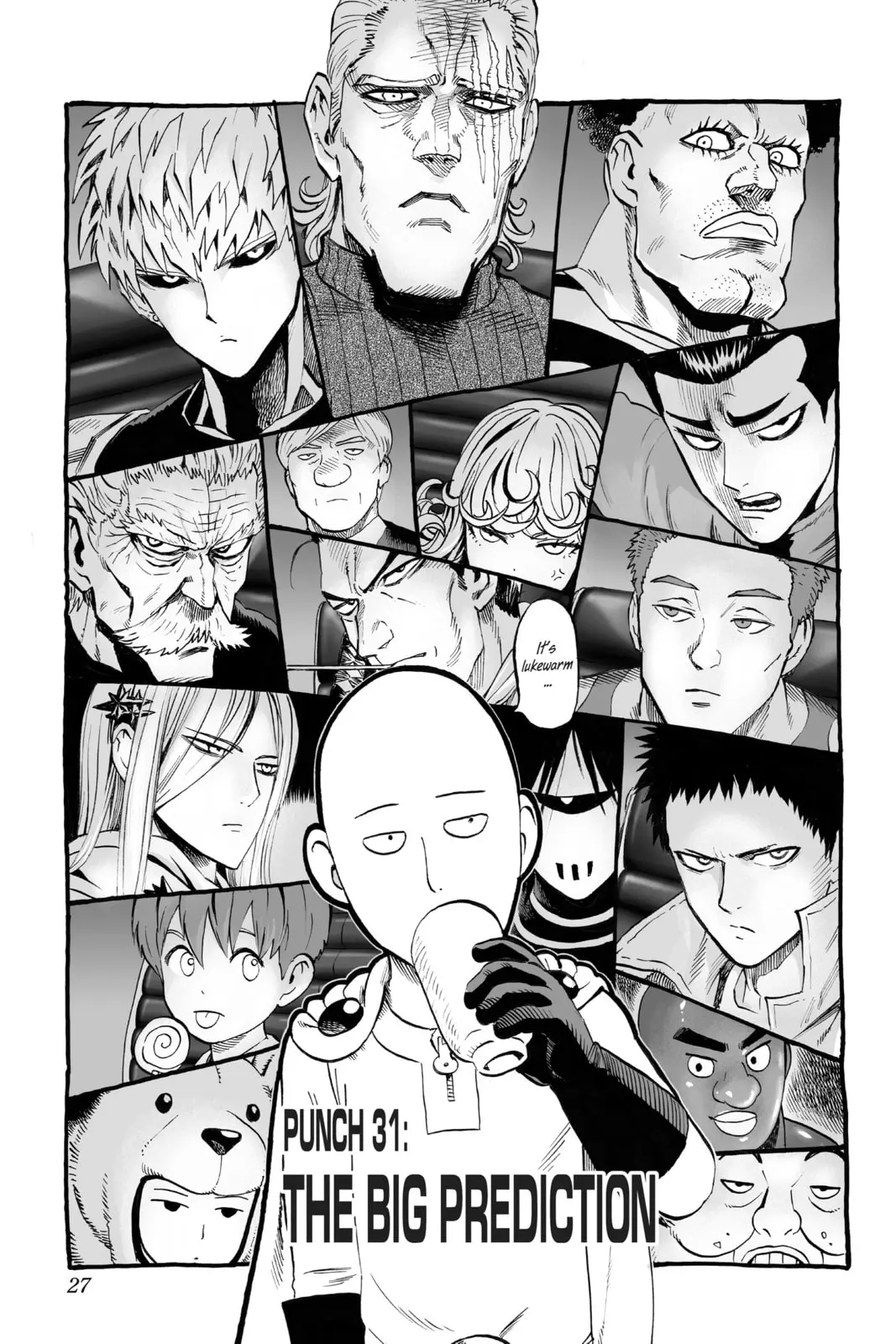 One Punch Man, chapter 31, page 1