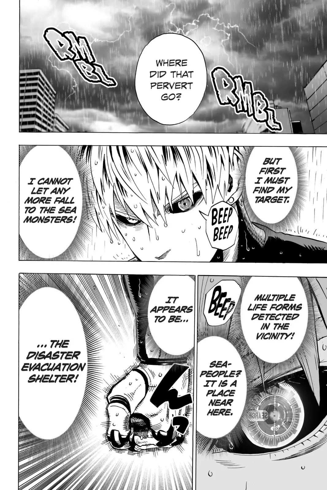 One Punch Man, chapter 25, page 50