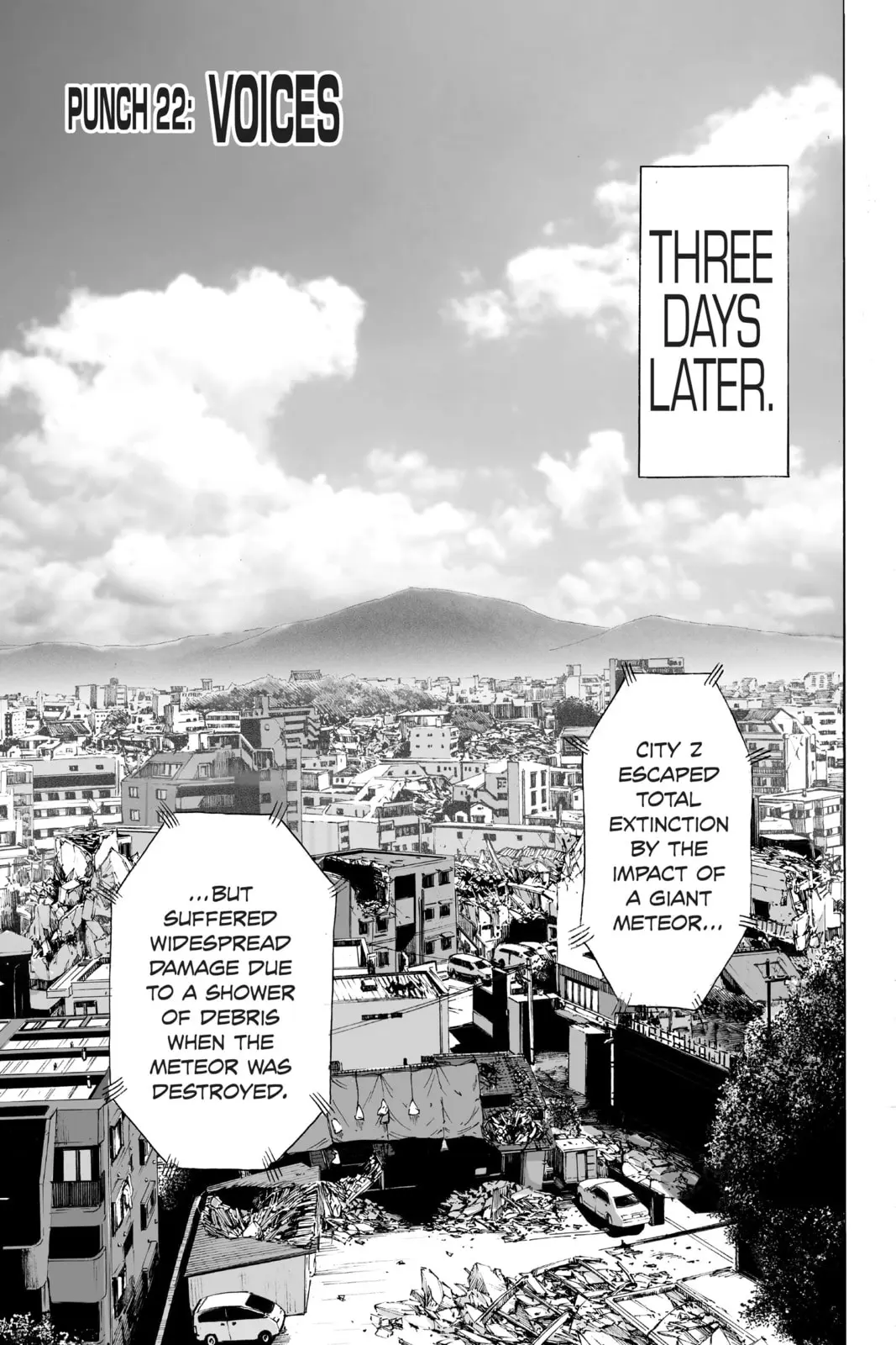 One Punch Man, chapter 22, page 1