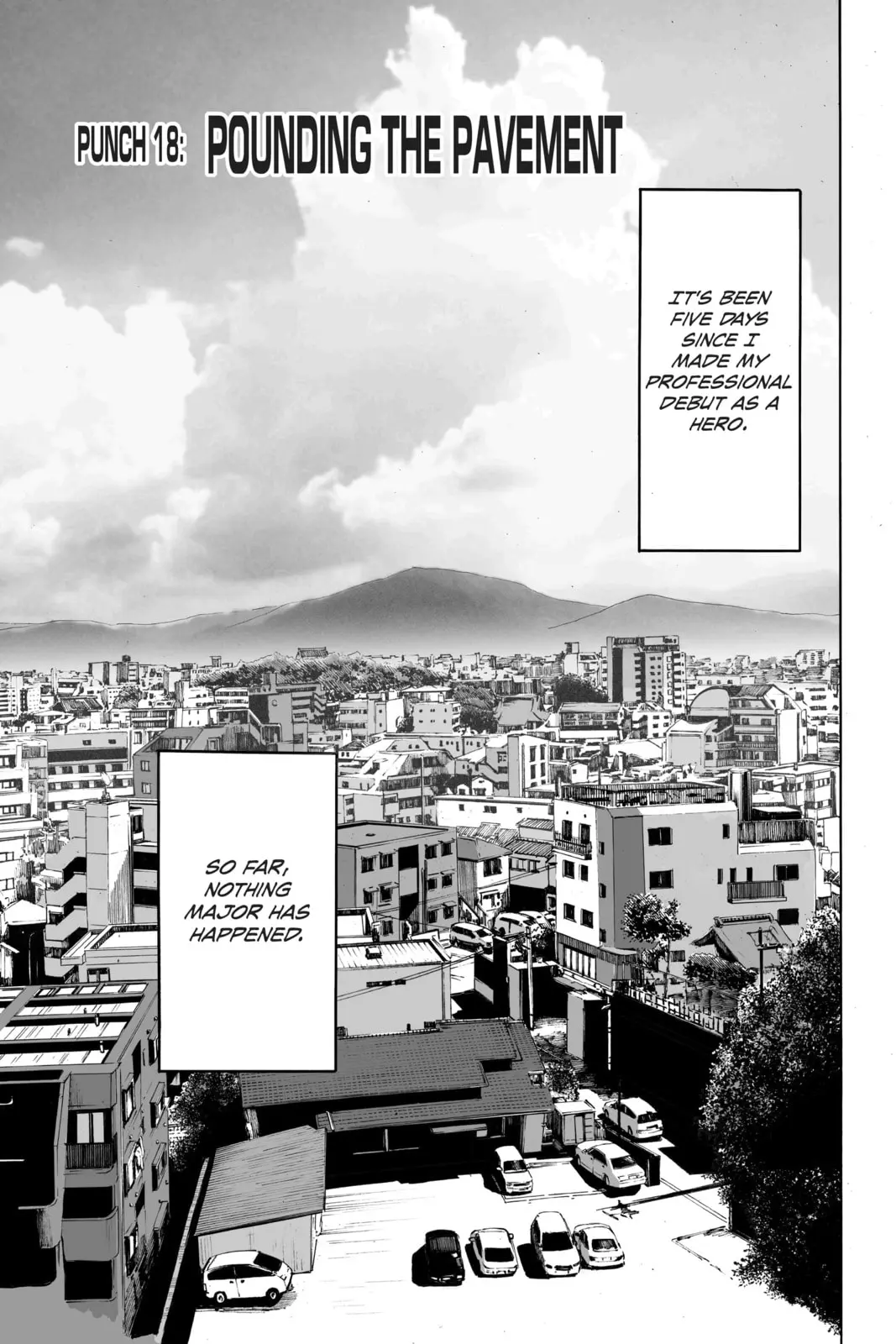 One Punch Man, chapter 18, page 1