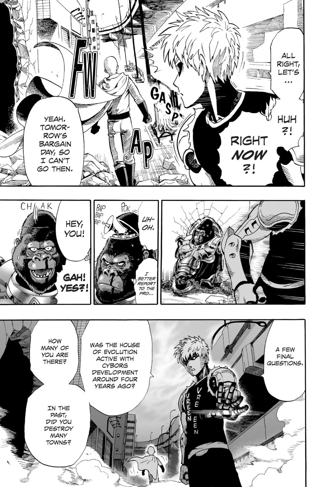 One Punch Man, chapter 9, page 9