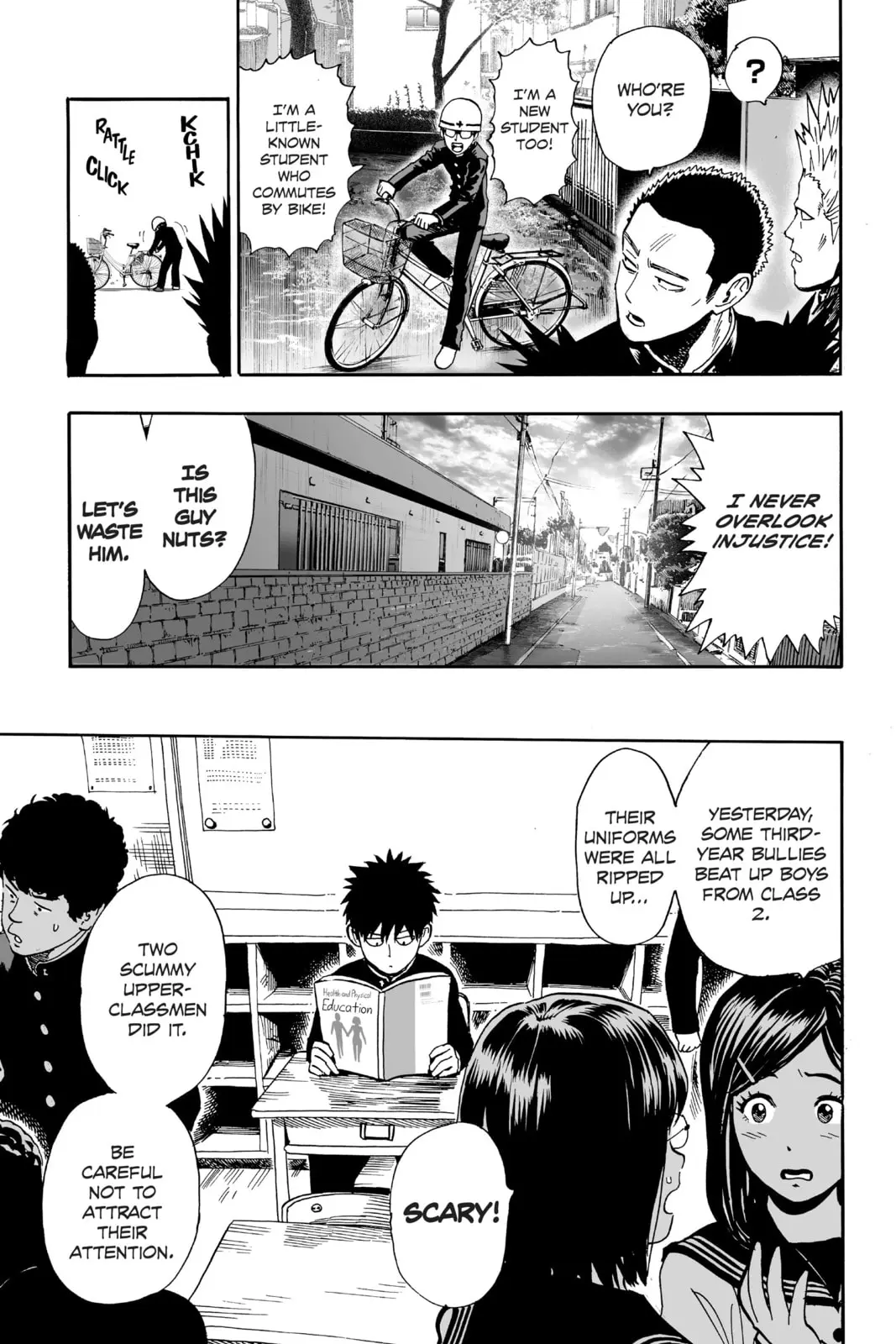 One Punch Man, chapter 8.5, page 3
