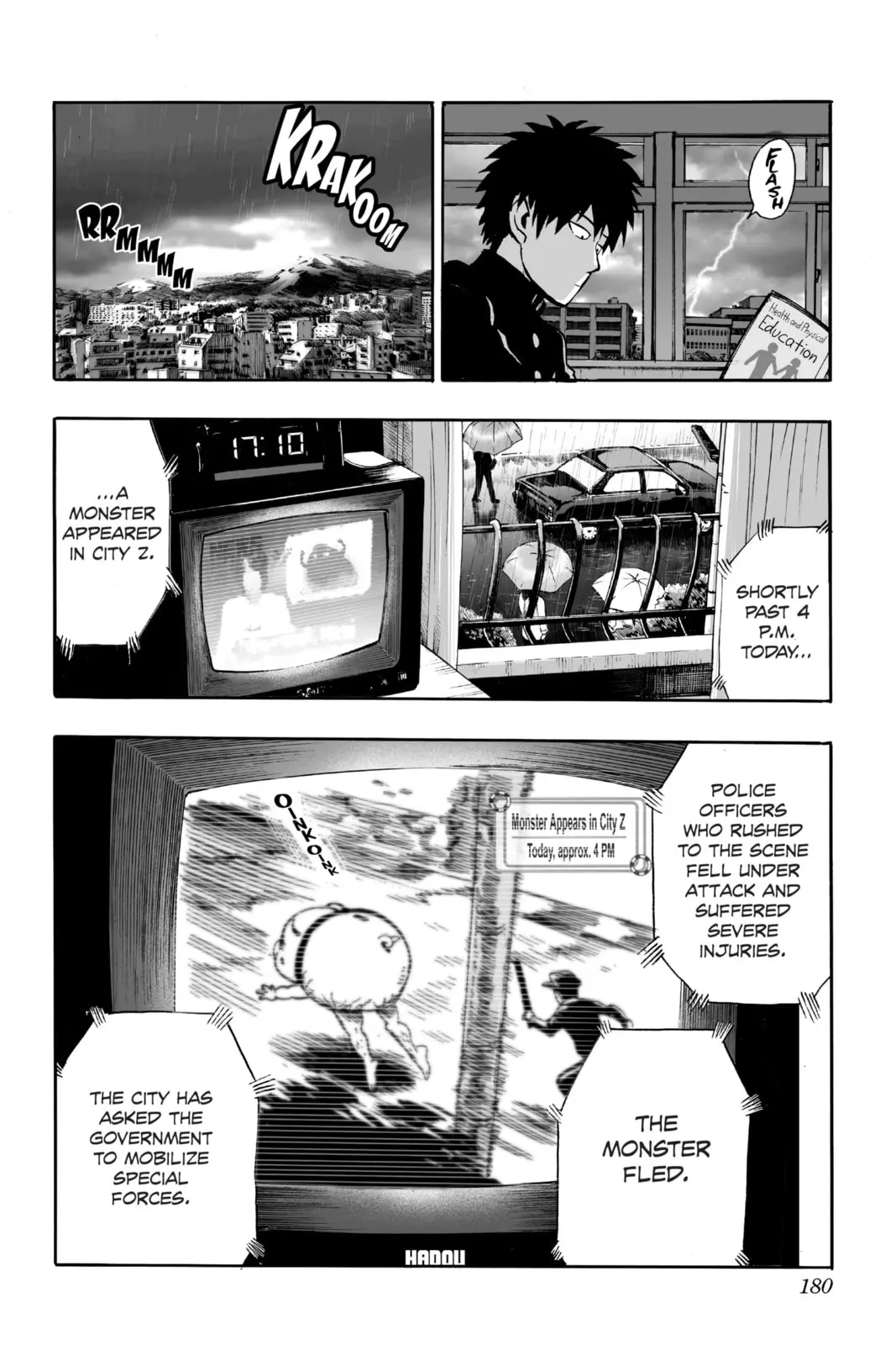 One Punch Man, chapter 8.5, page 4