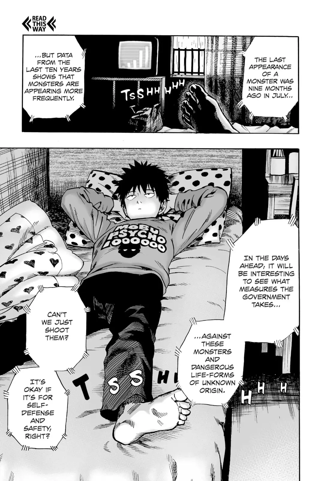 One Punch Man, chapter 8.5, page 5