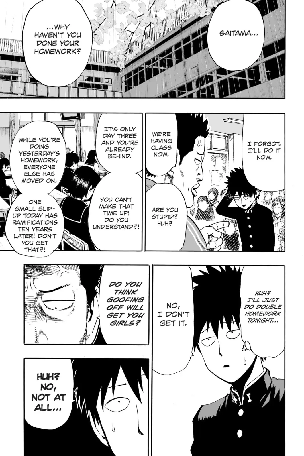 One Punch Man, chapter 8.5, page 7