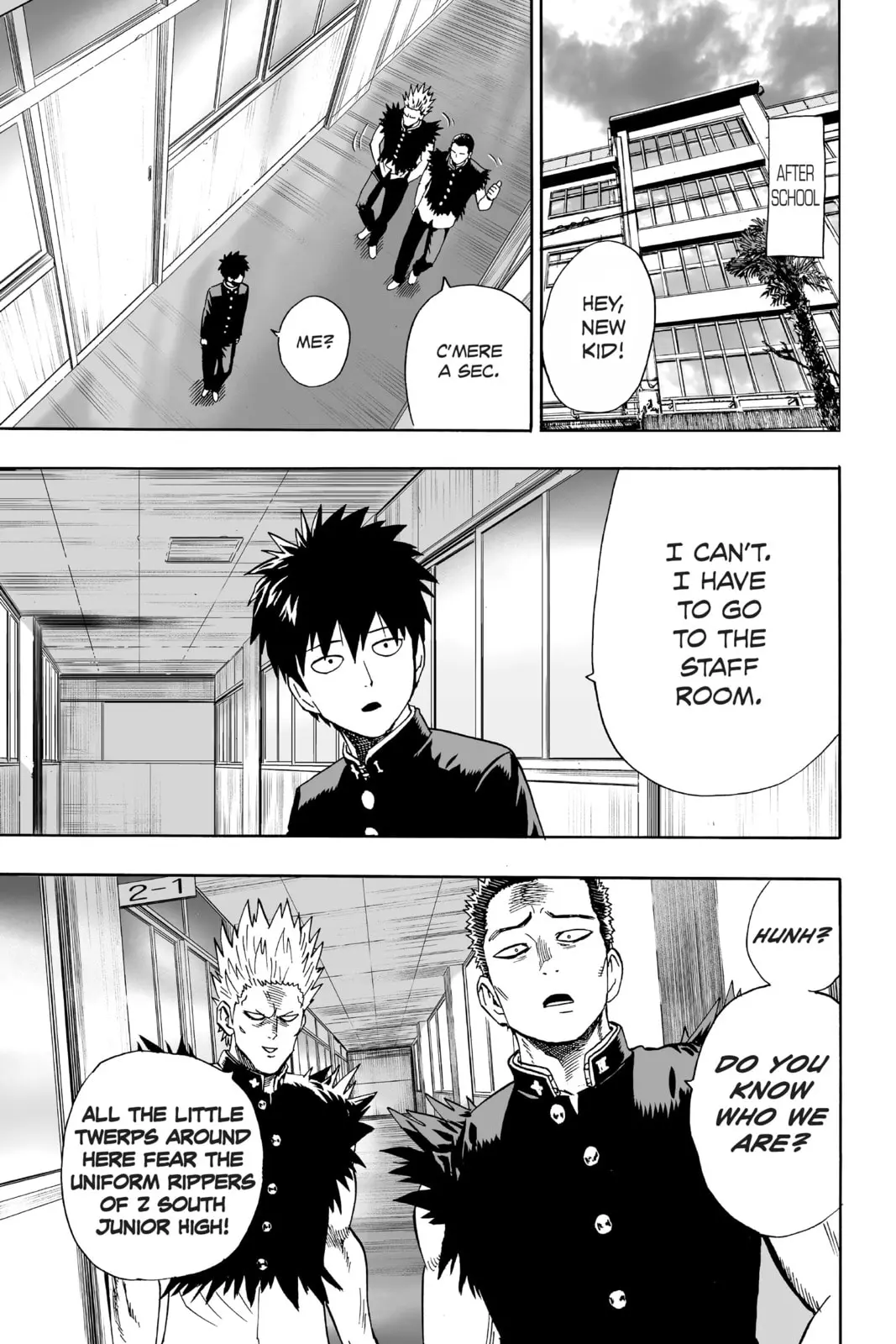 One Punch Man, chapter 8.5, page 9