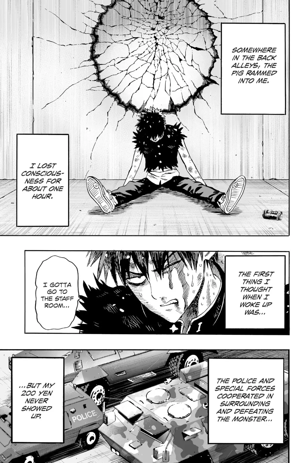 One Punch Man, chapter 8.5, page 17