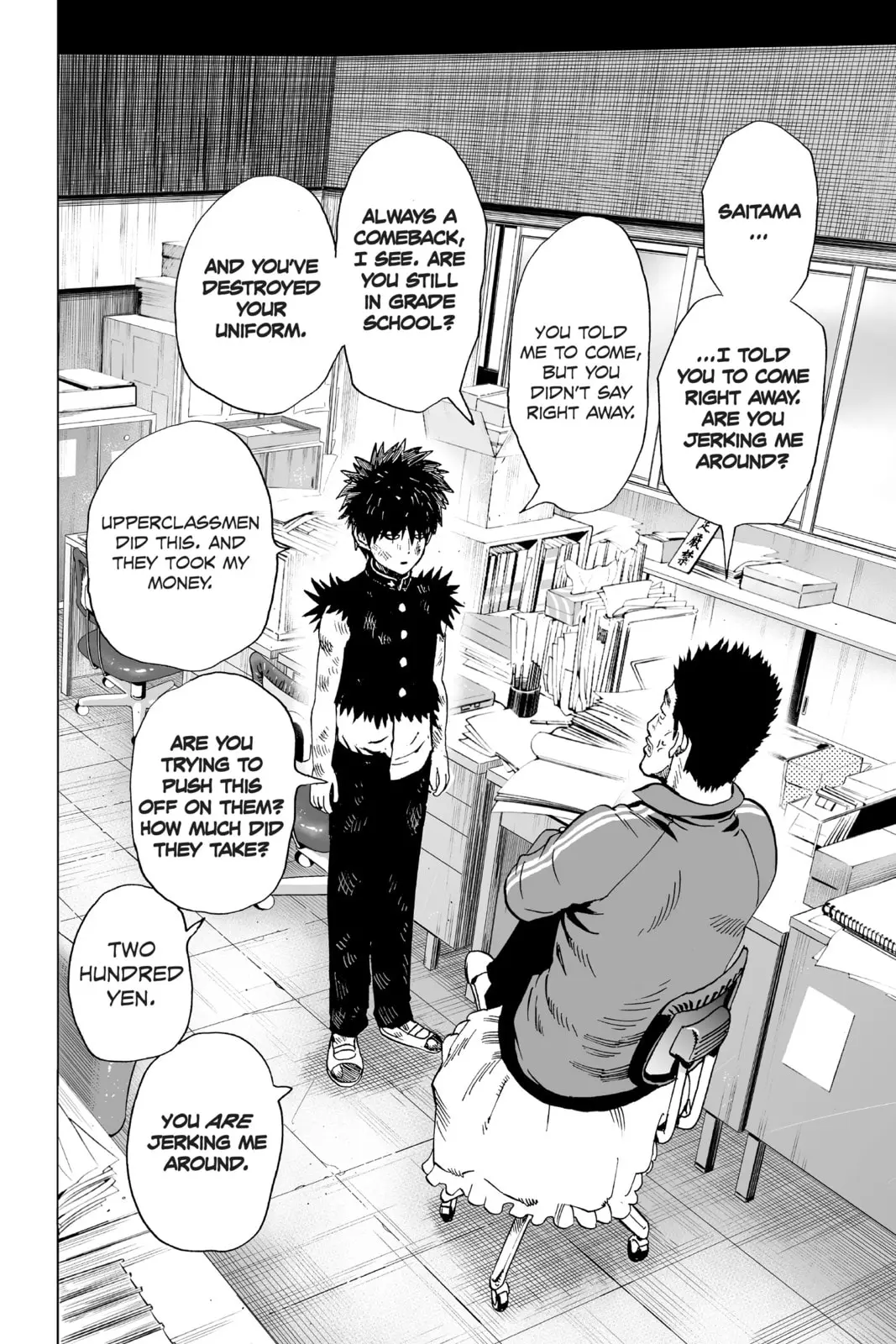 One Punch Man, chapter 8.5, page 18