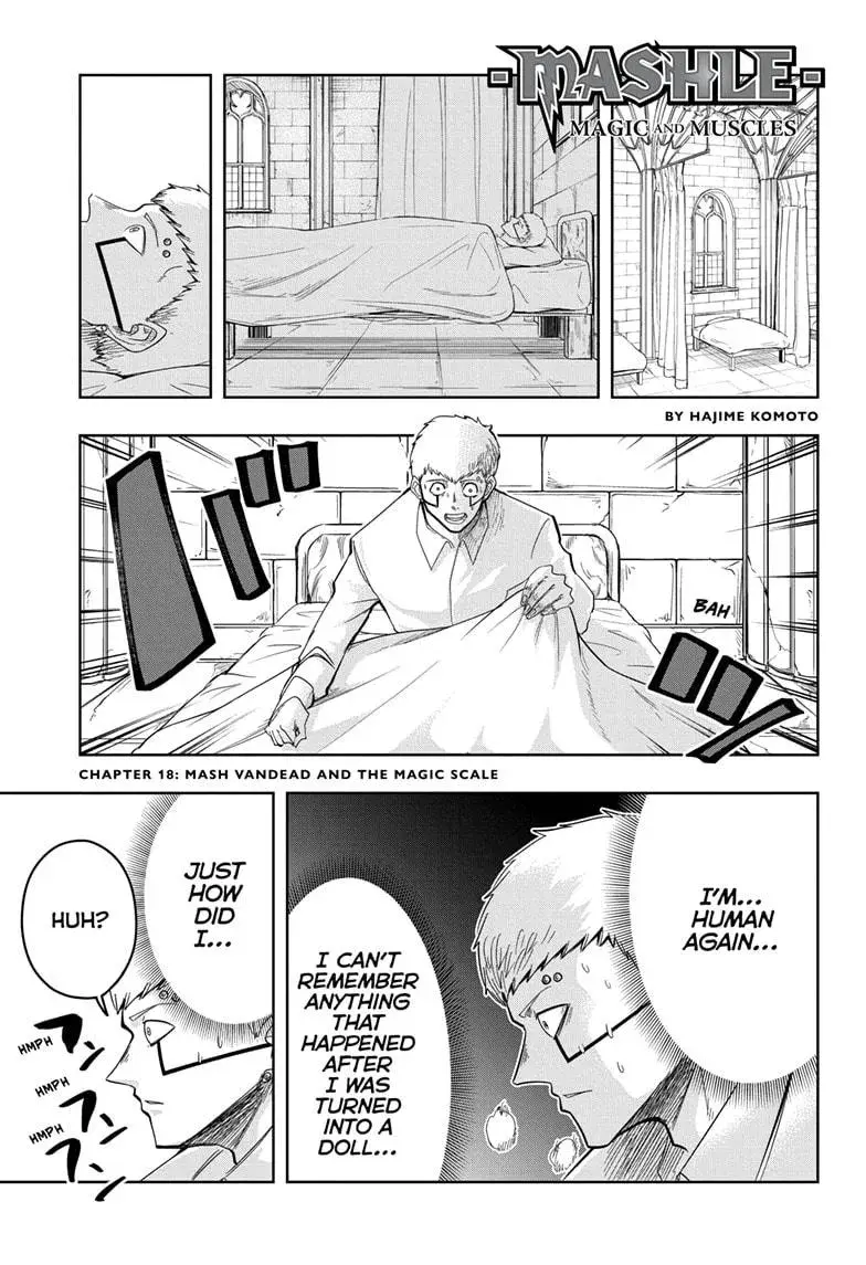 Mashle: Magic and Muscles, chapter 18, page 1