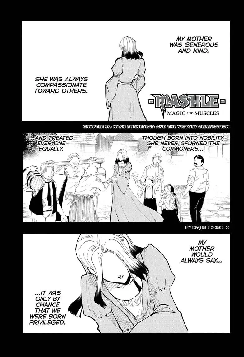 Mashle: Magic and Muscles, chapter 35, page 1