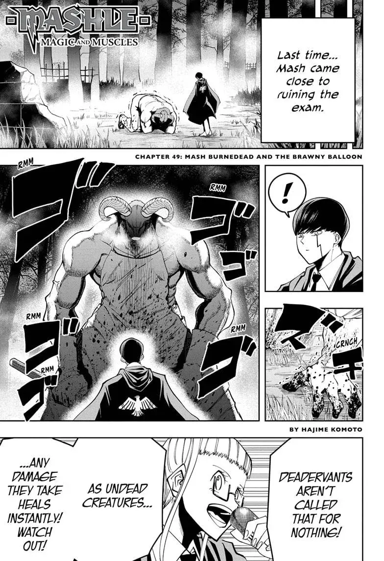 Mashle: Magic and Muscles, chapter 49, page 1