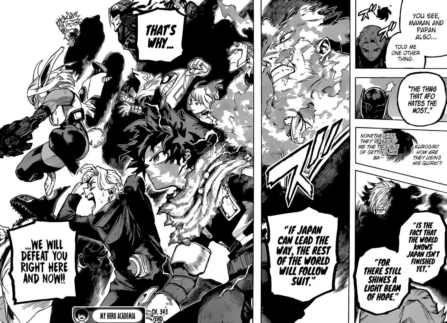 My Hero Academia, chapter 343, page 15