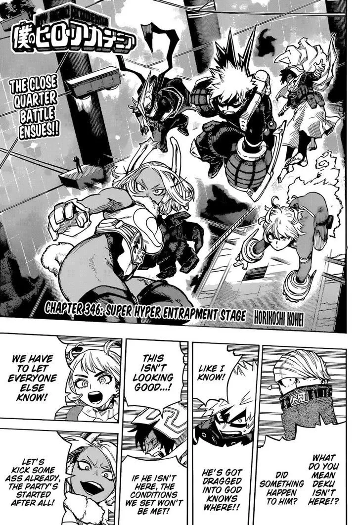 My Hero Academia, chapter 346, page 1