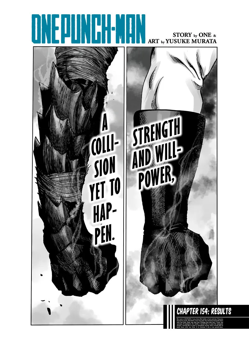 One Punch Man, chapter 154.5, page 1