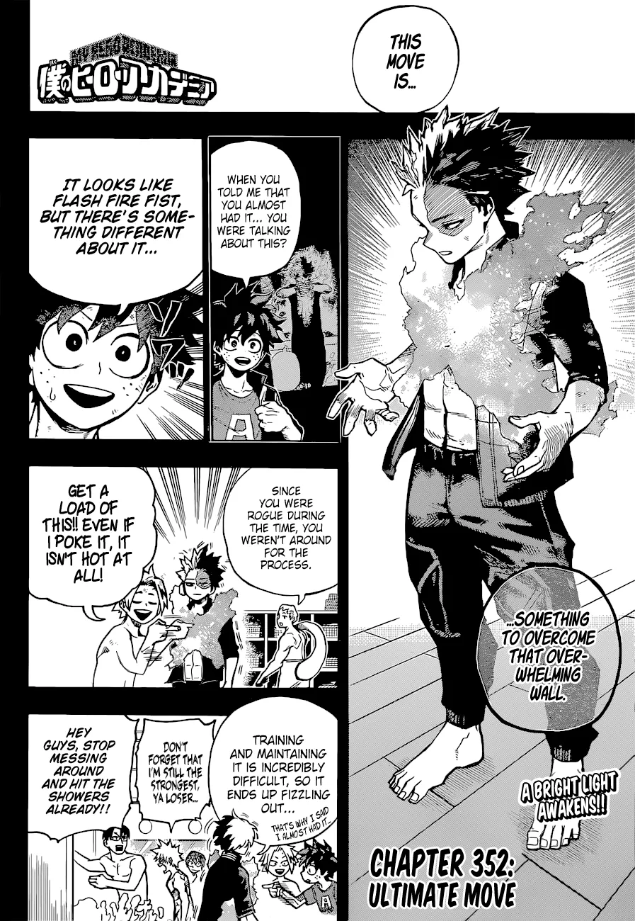 My Hero Academia, chapter 352, page 2