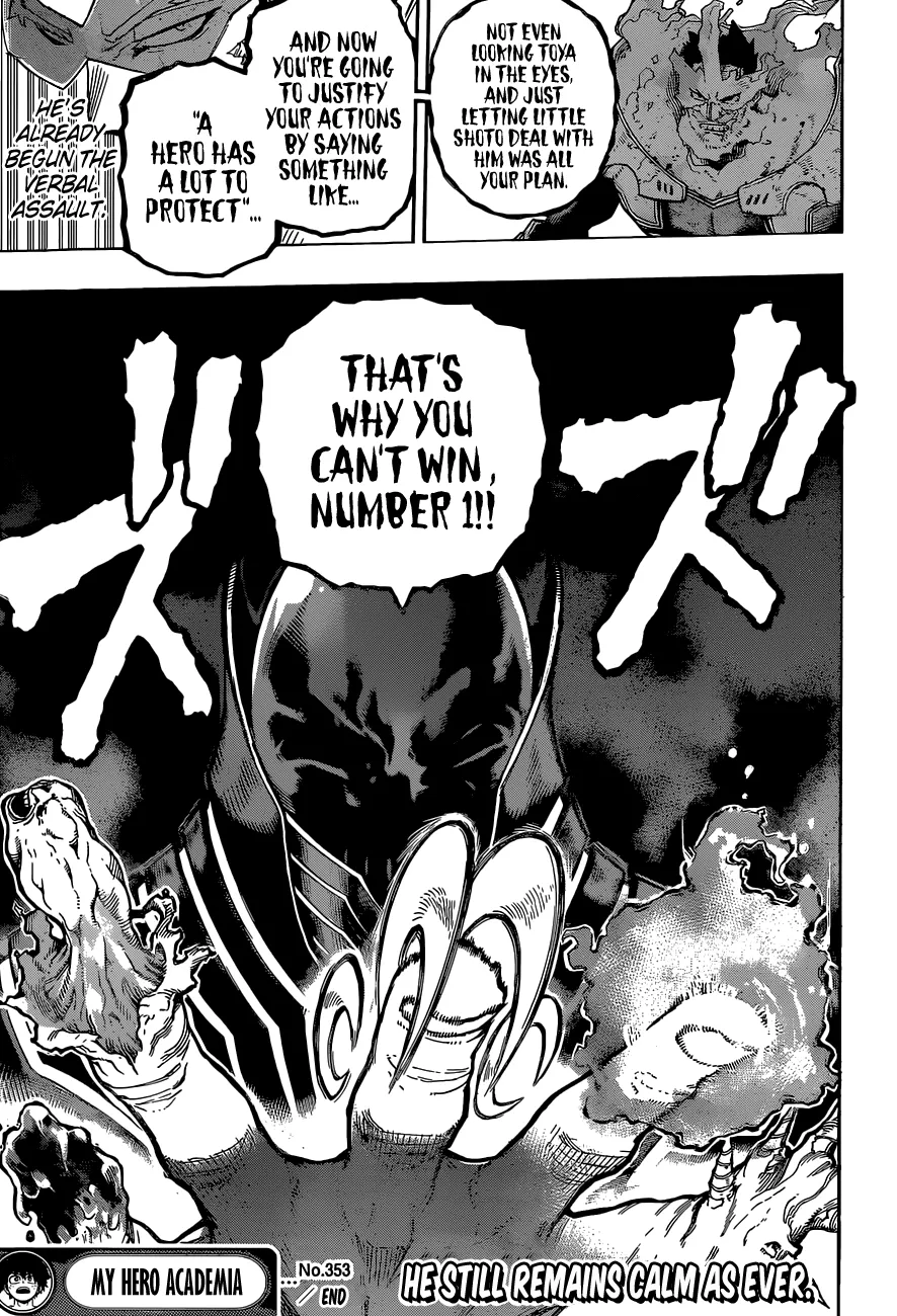 My Hero Academia, chapter 353, page 16