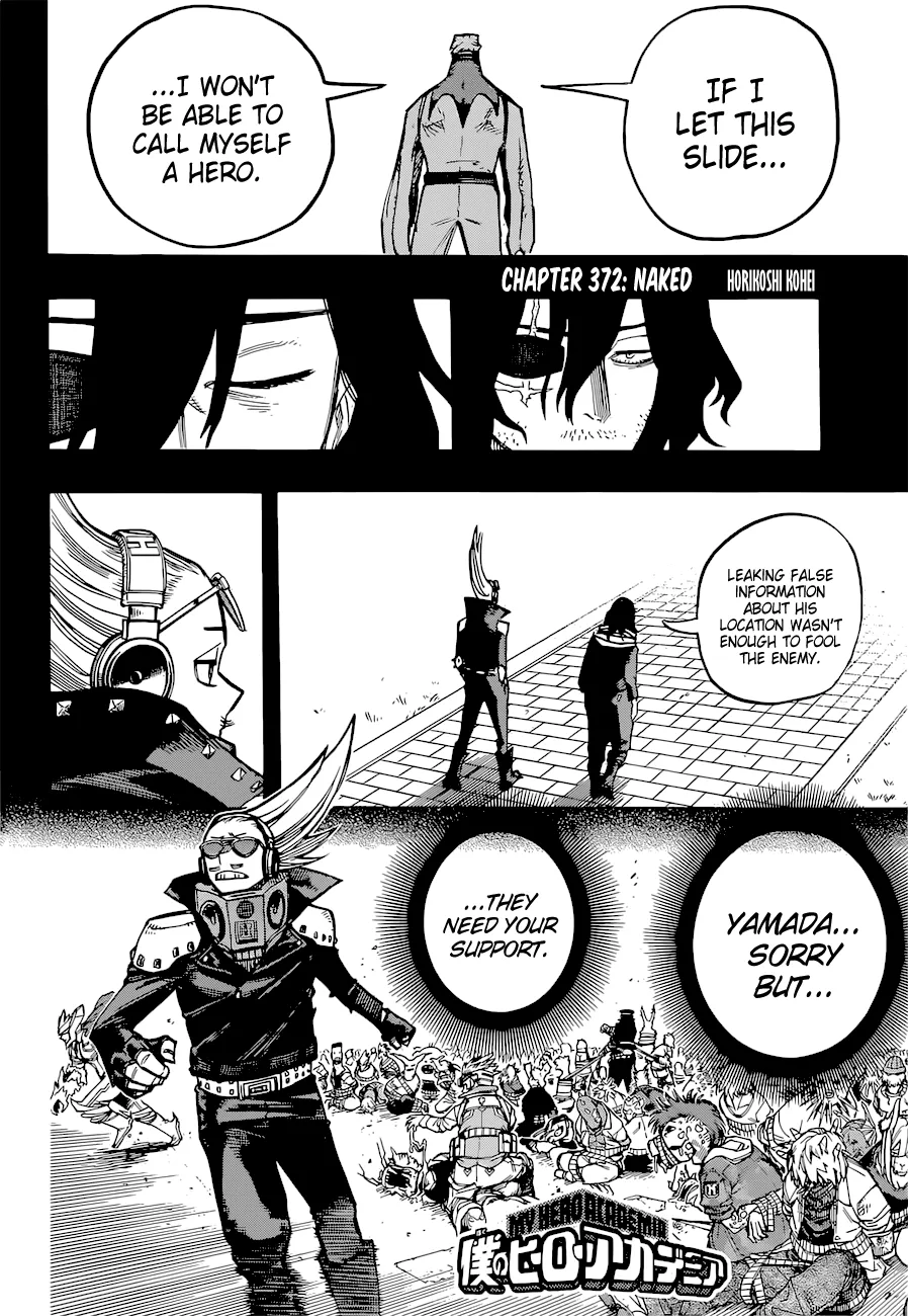 My Hero Academia, chapter 372, page 2