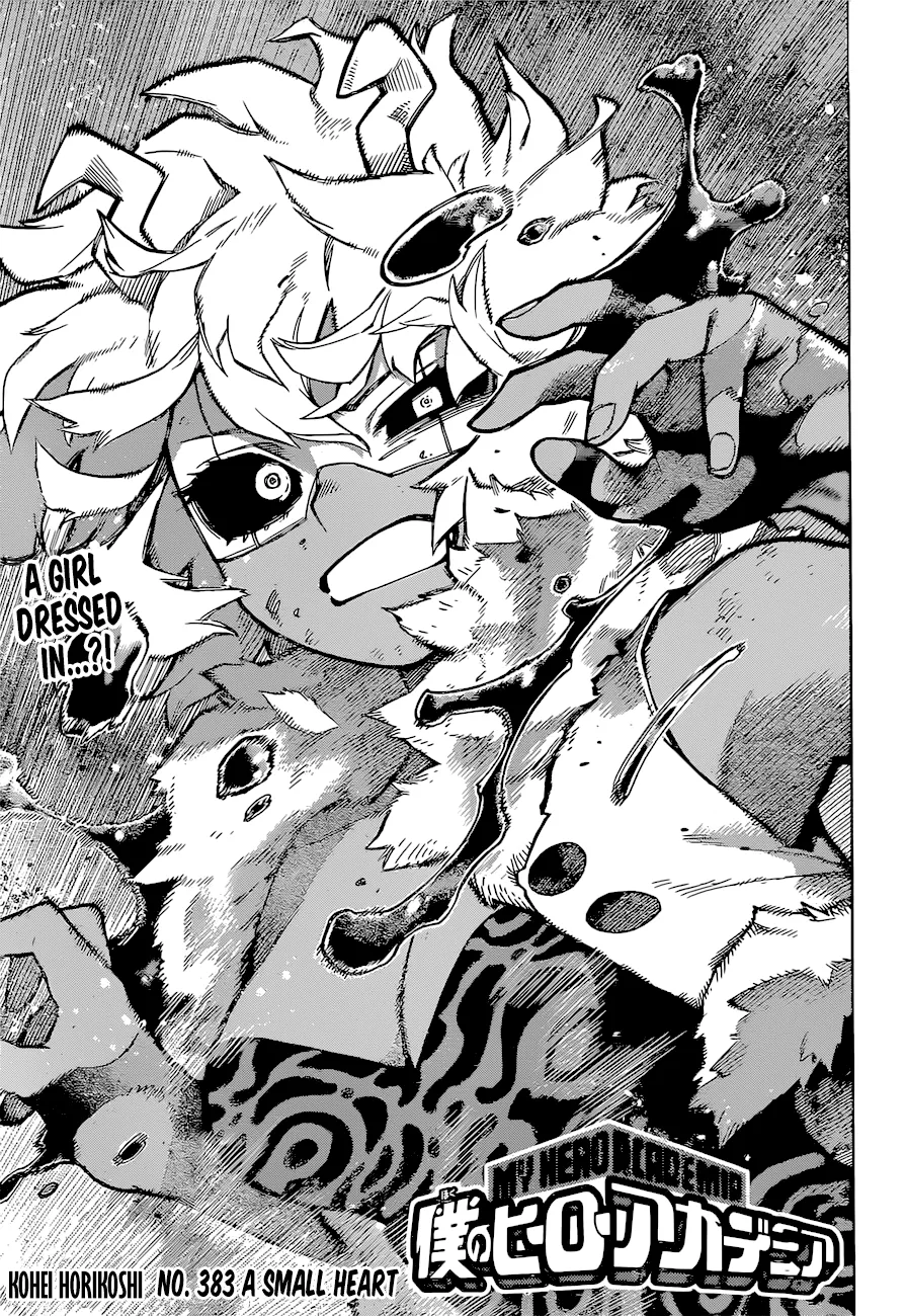 My Hero Academia, chapter 383, page 1