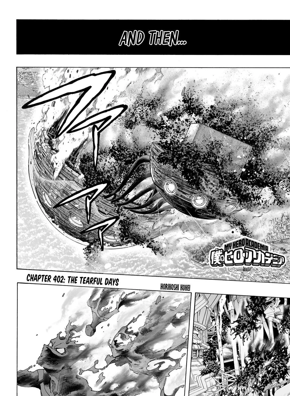 My Hero Academia, chapter 402, page 3