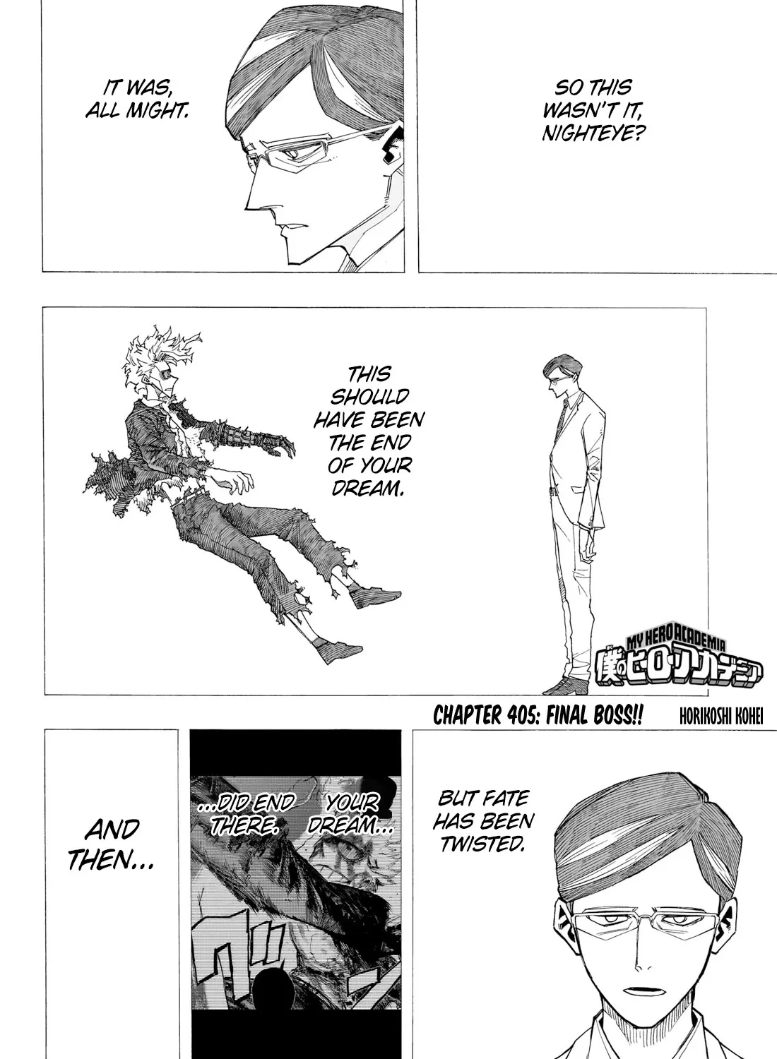 My Hero Academia, chapter 405, page 3
