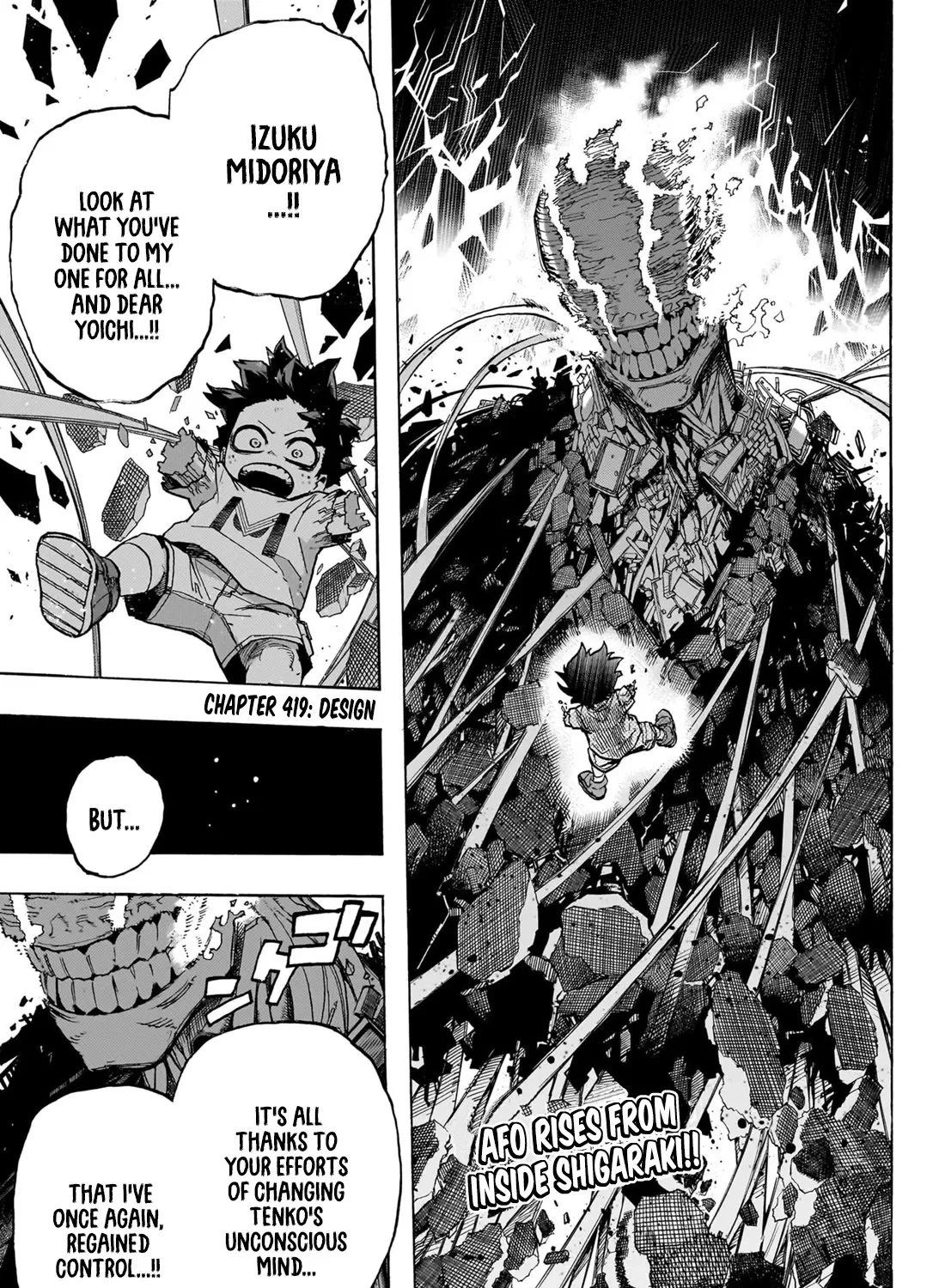 My Hero Academia, chapter 419, page 5
