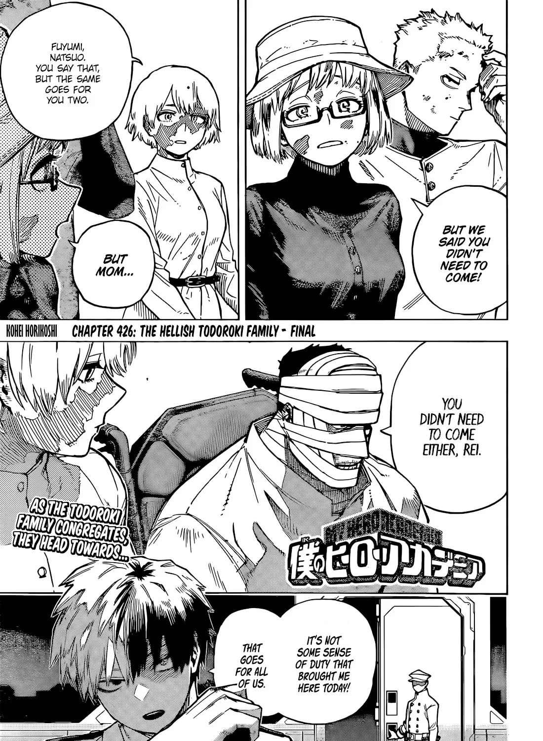 My Hero Academia, chapter 426, page 1