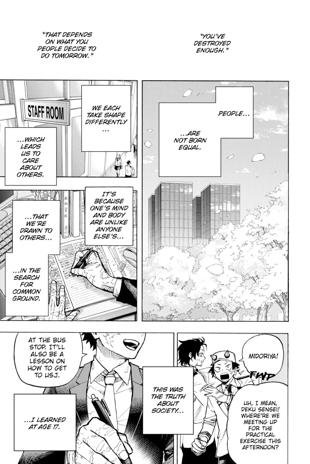 My Hero Academia, chapter 430, page 3