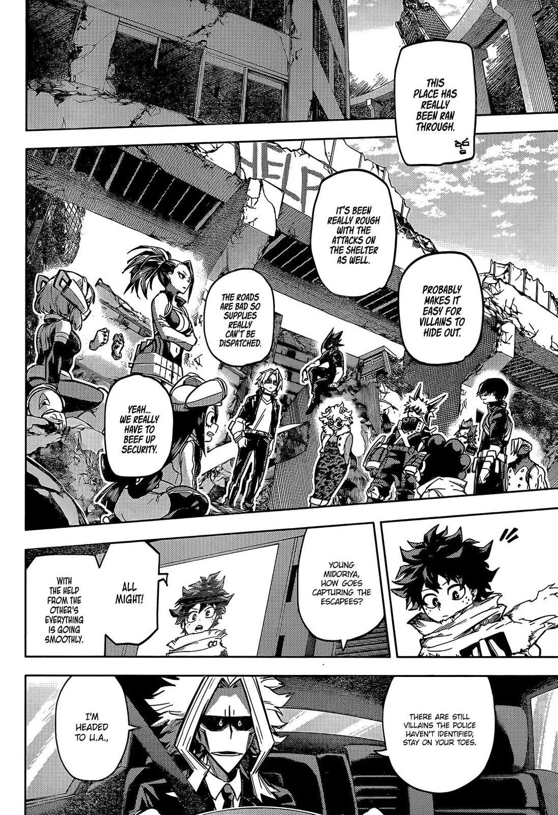My Hero Academia, chapter 430.5, page 6